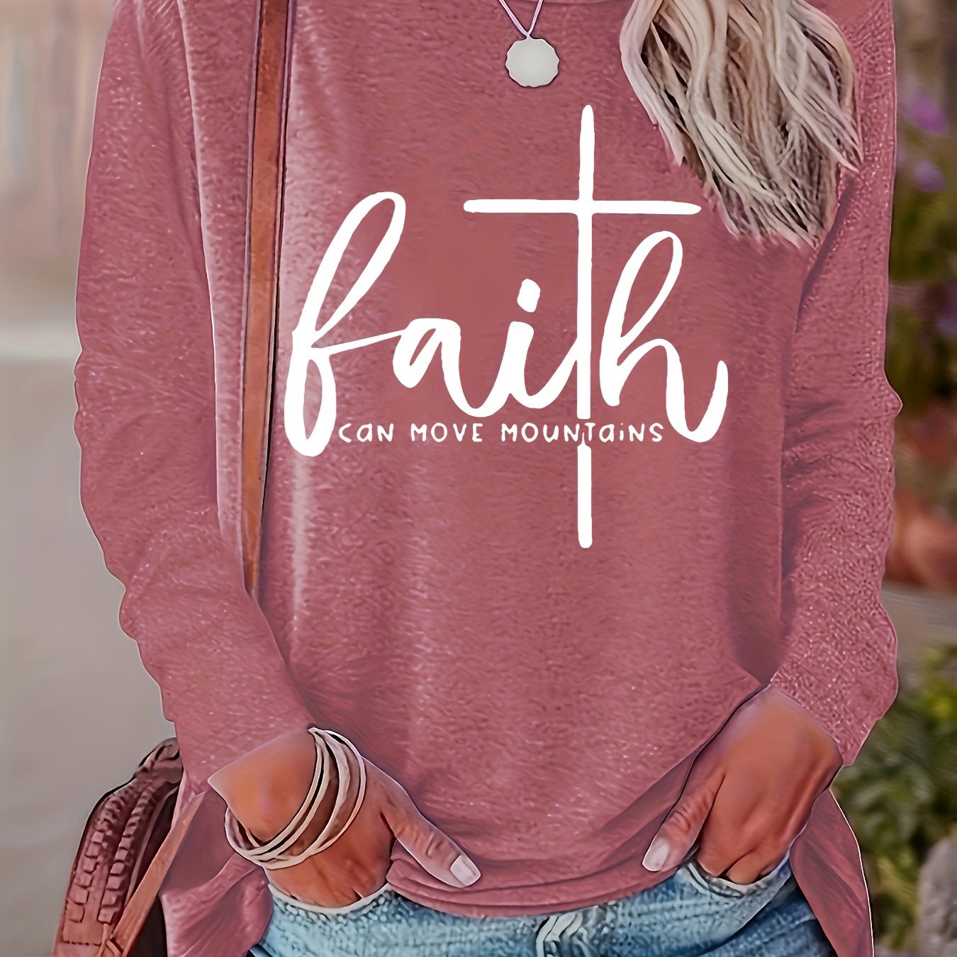 Faith-inspired Print Womens T-Shirt