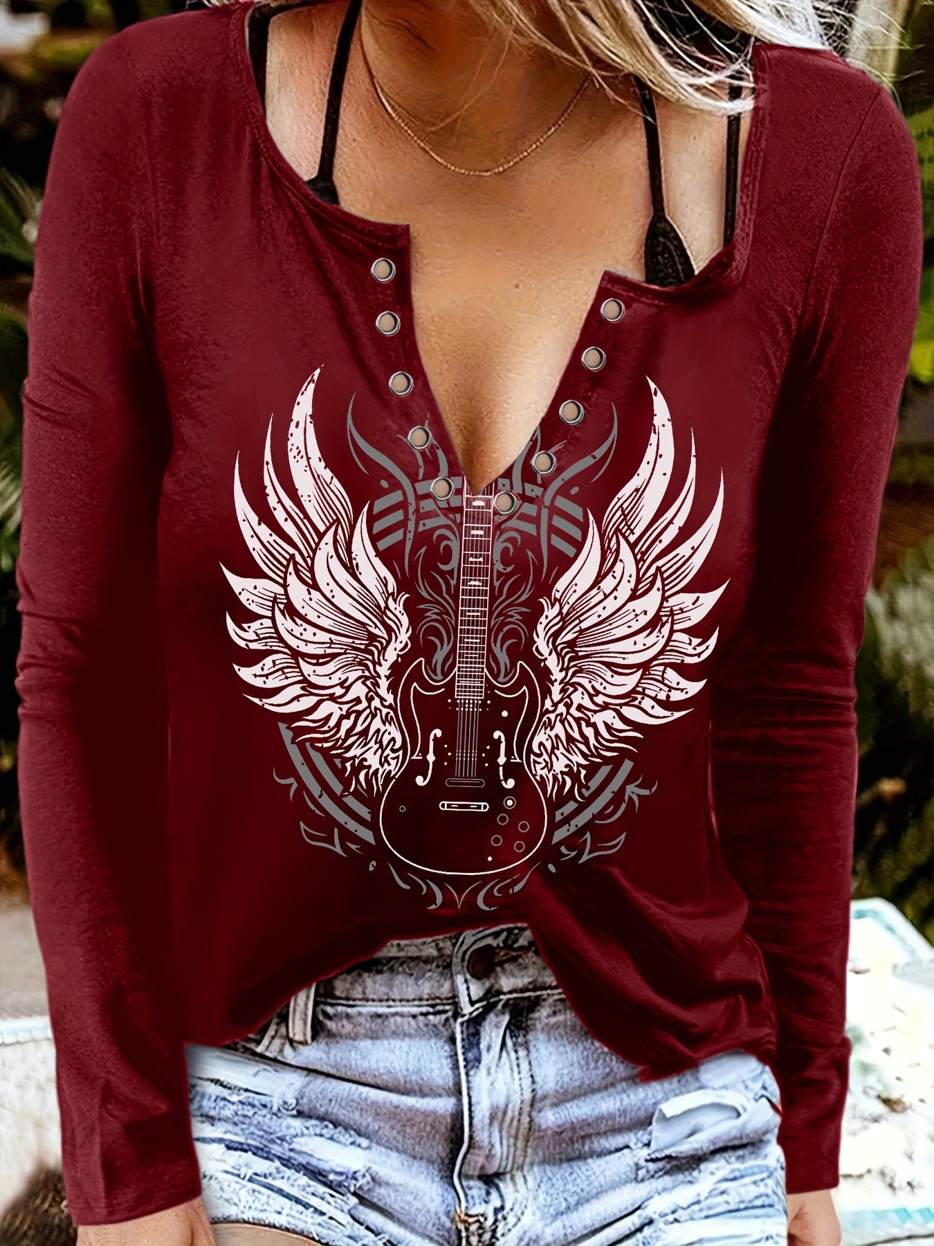 Trendy Graphic Print Womens T-Shirt