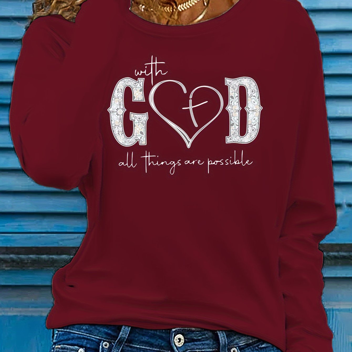 Gods Blessing Womens T-shirt