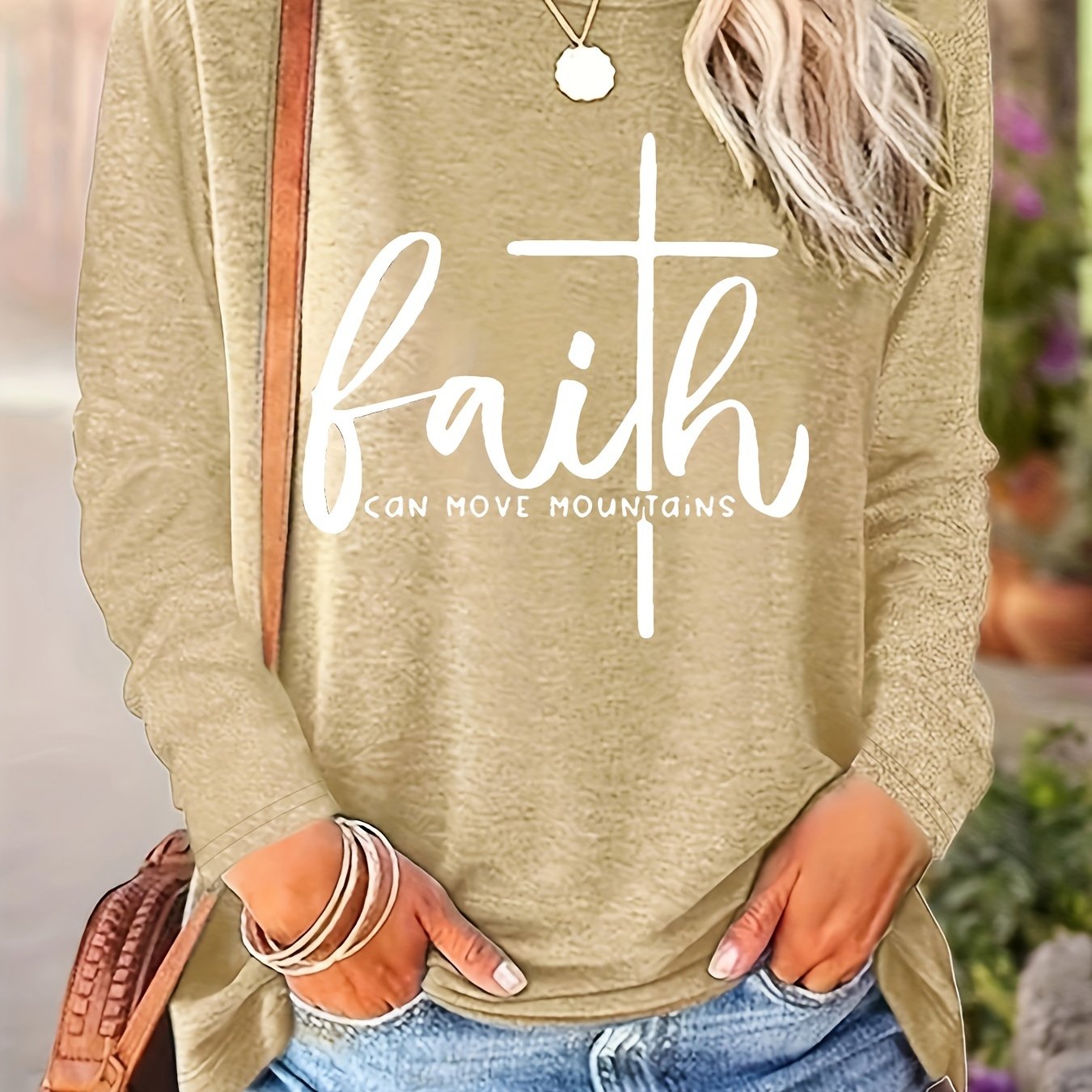 Faith-inspired Print Womens T-Shirt