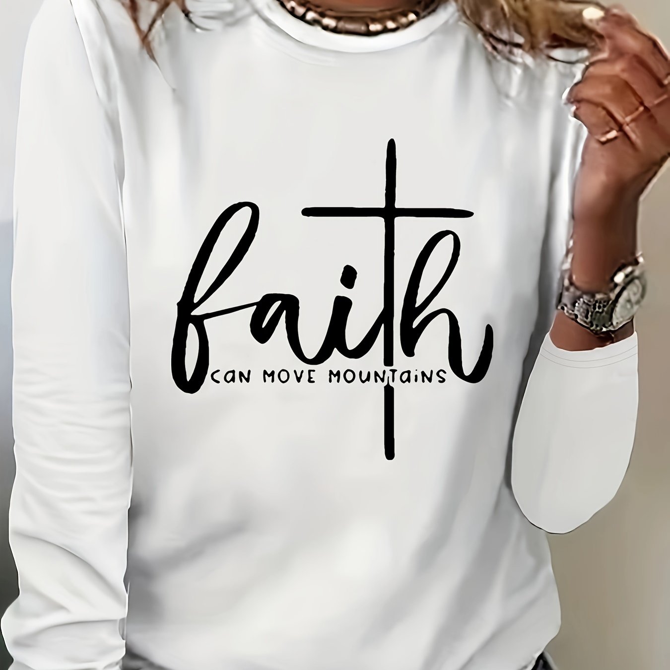 Faith-inspired Print Womens T-Shirt