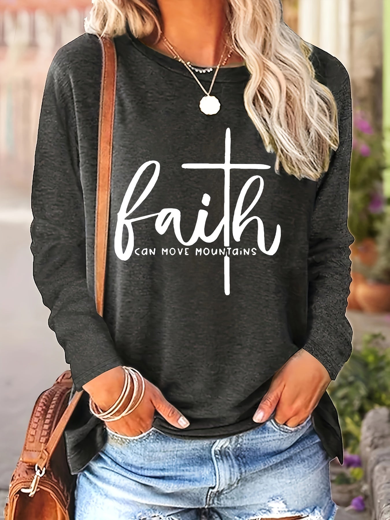 Faith-inspired Print Womens T-Shirt