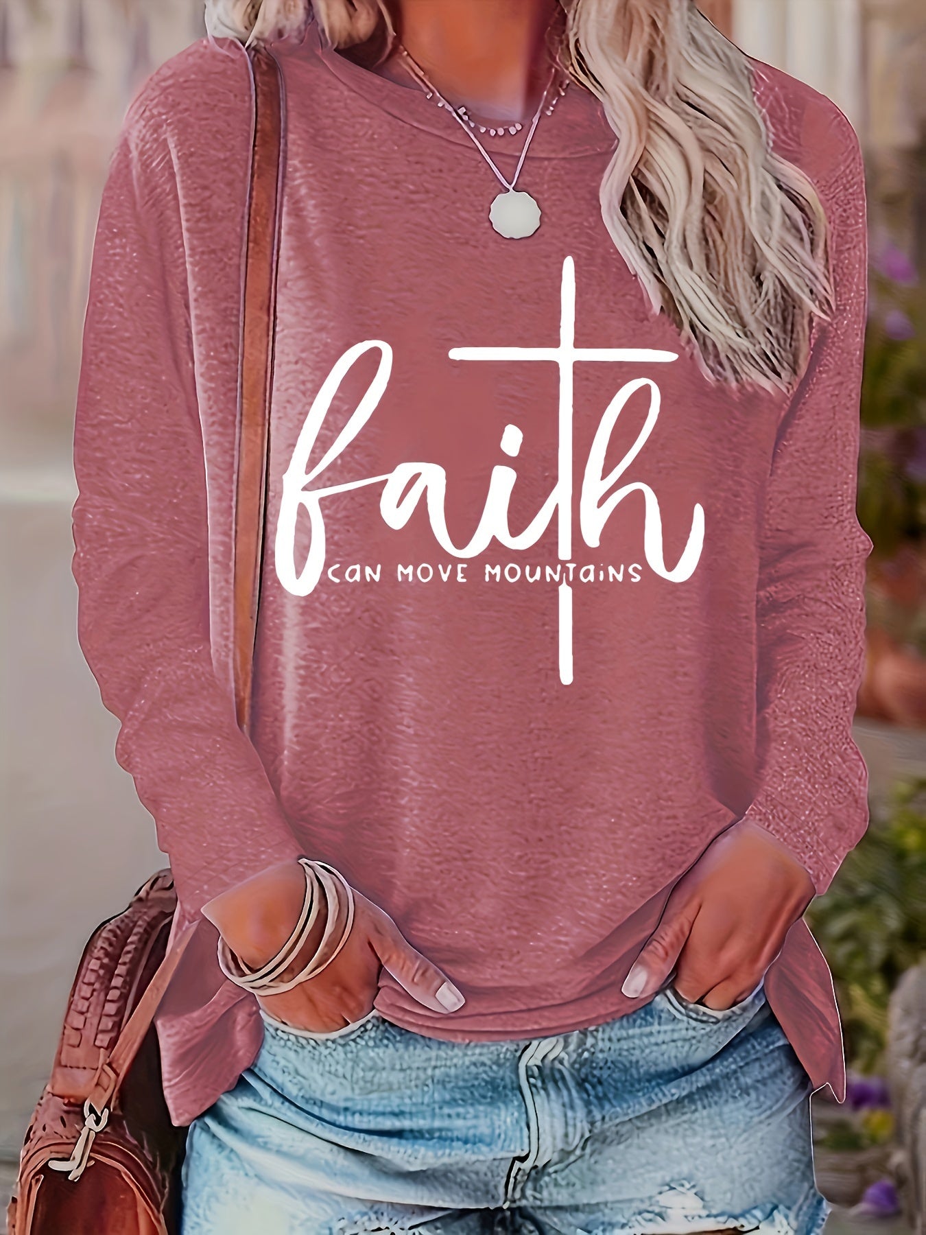 Faith-inspired Print Womens T-Shirt