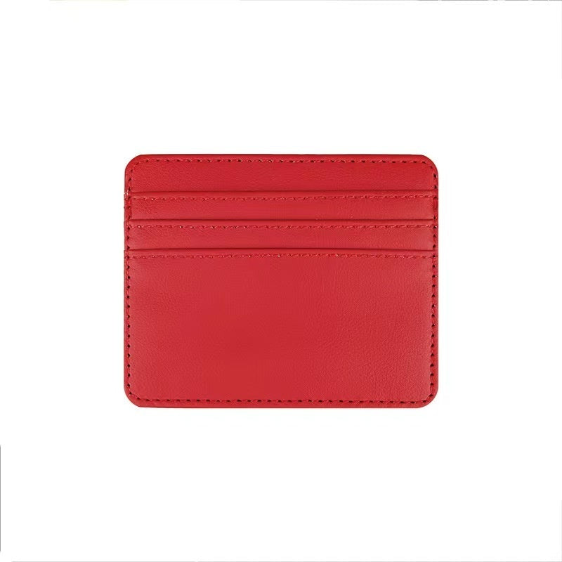 Large Capacity Multiple Card Slots Compact Leather Cutting Ferrule