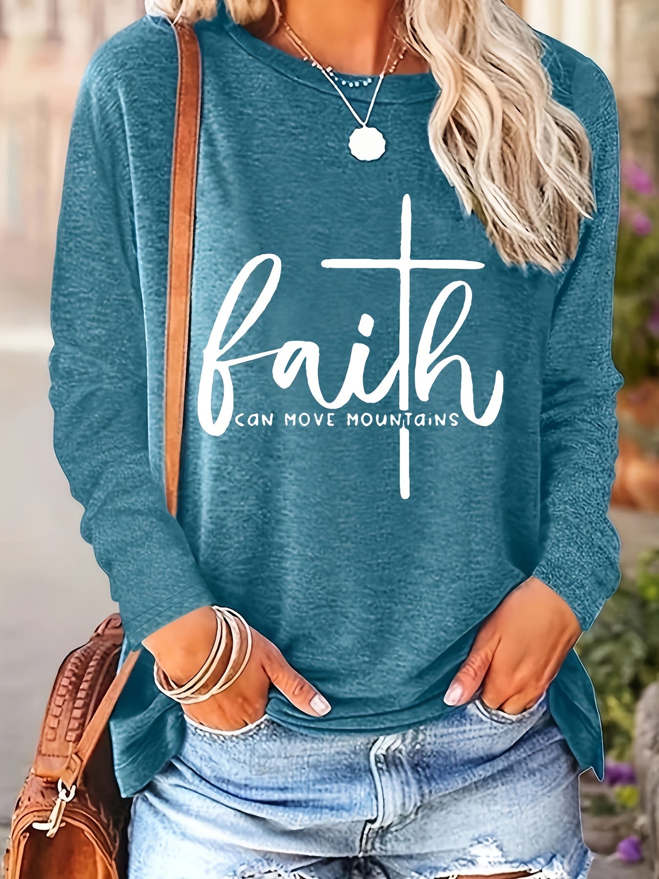 Faith-inspired Print Womens T-Shirt