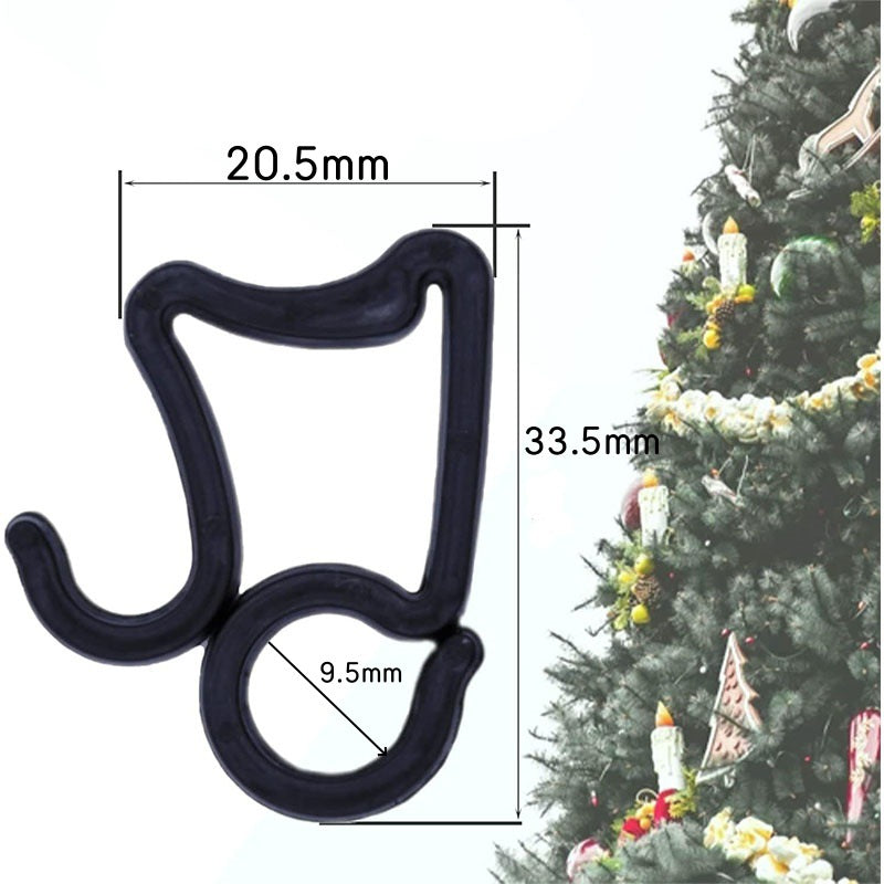 Black Transparent Note Outdoor Lamp String Hook