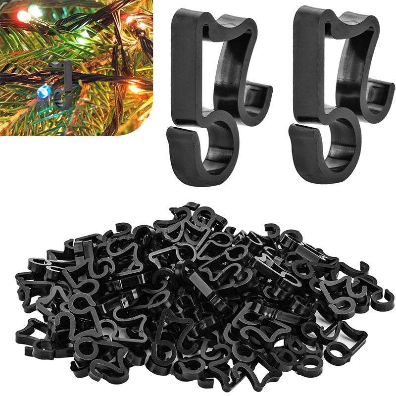 Black Transparent Note Outdoor Lamp String Hook