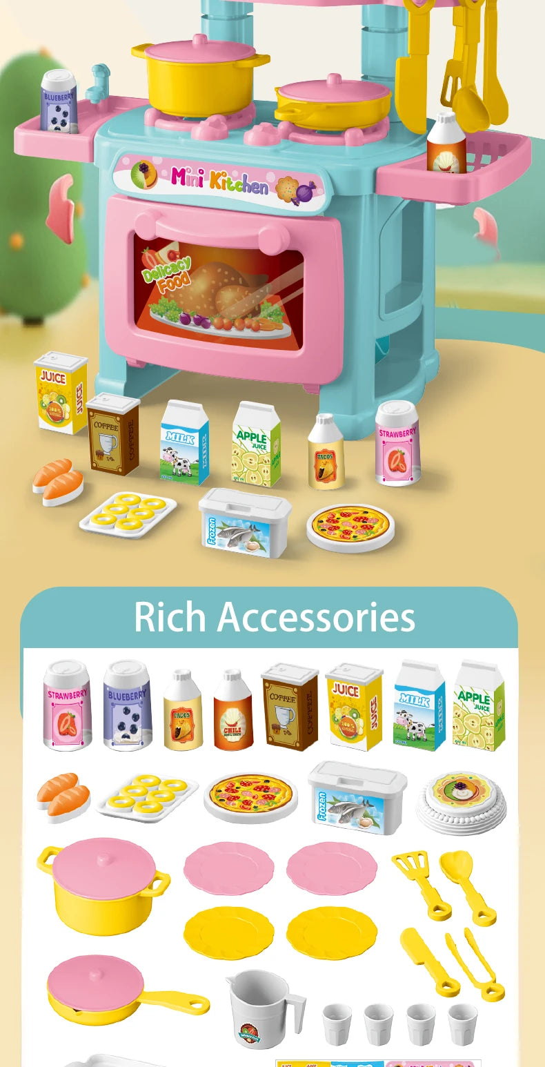 Kitchen Playset Toys, 2 Color