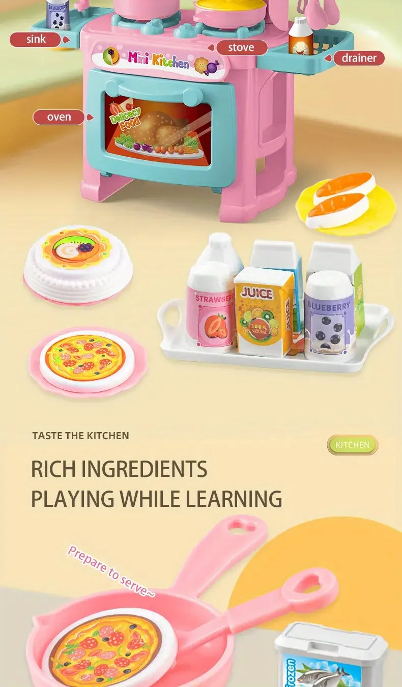 Mini Kitchen Counter Play Set