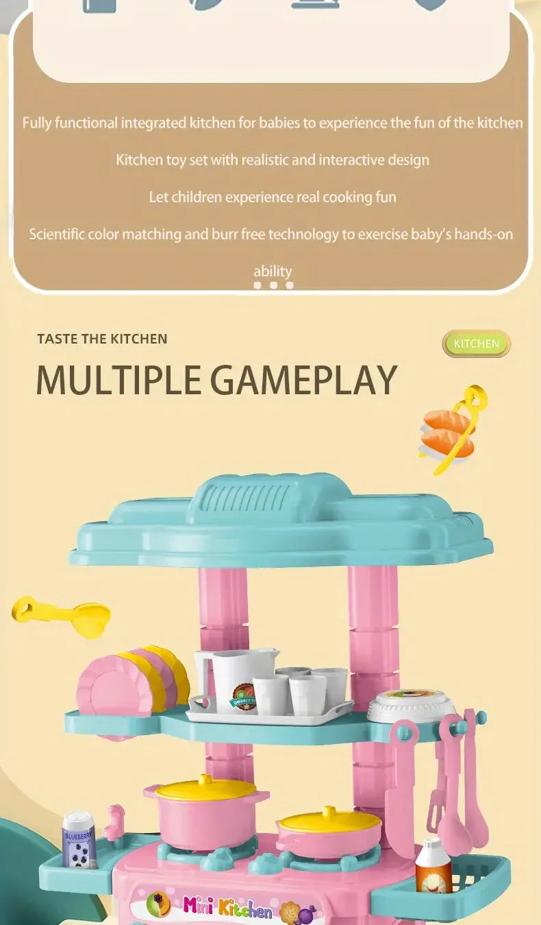 Mini Kitchen Counter Play Set