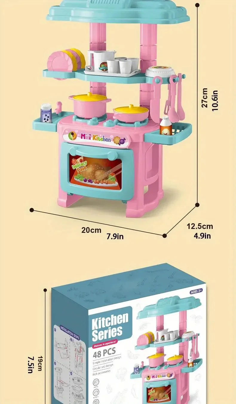 Mini Kitchen Counter Play Set