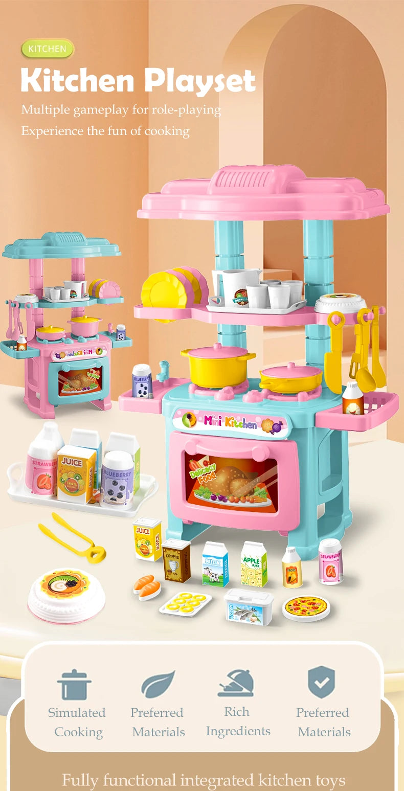 Kitchen Playset Toys, 2 Color
