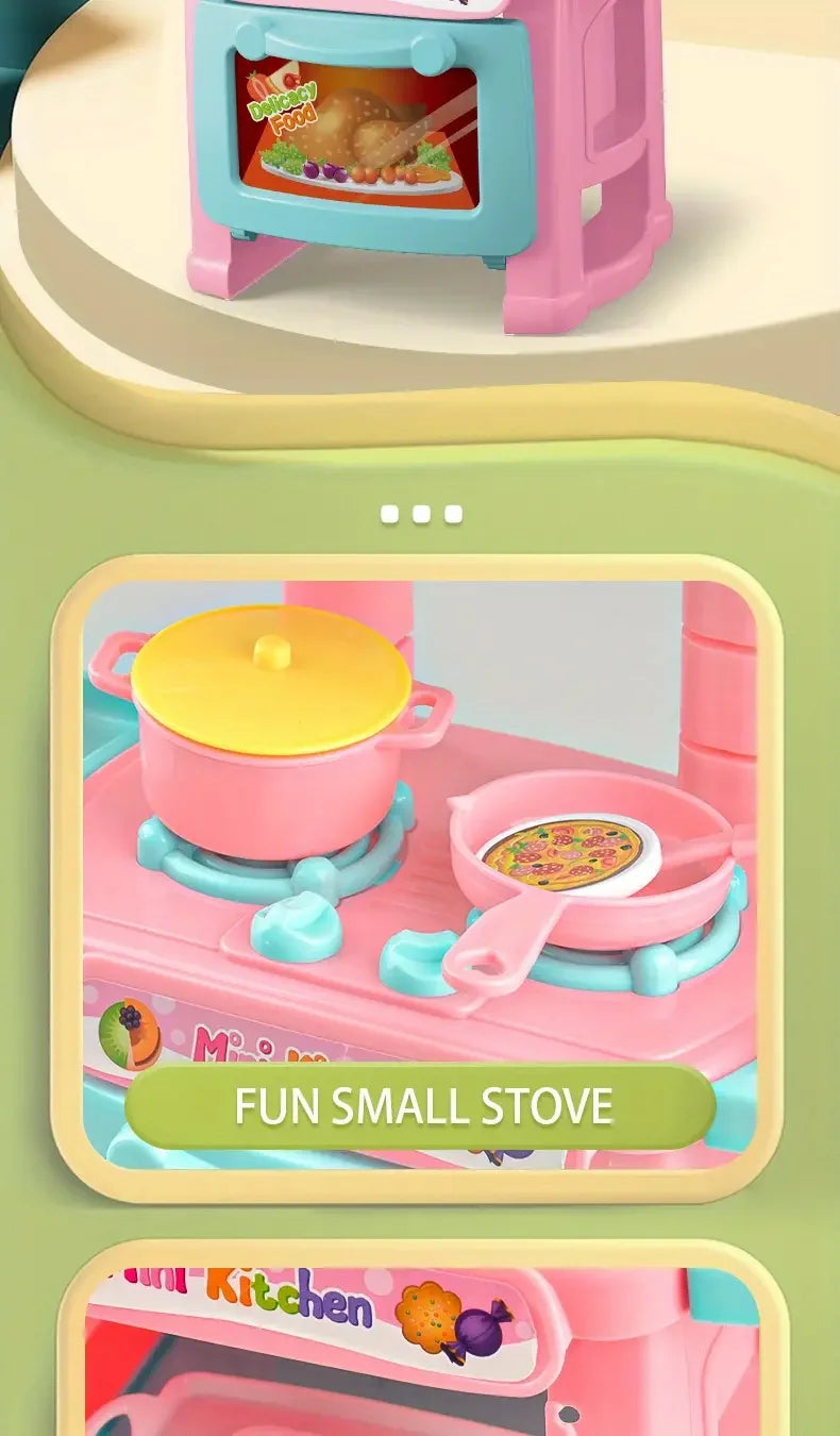 Mini Kitchen Counter Play Set