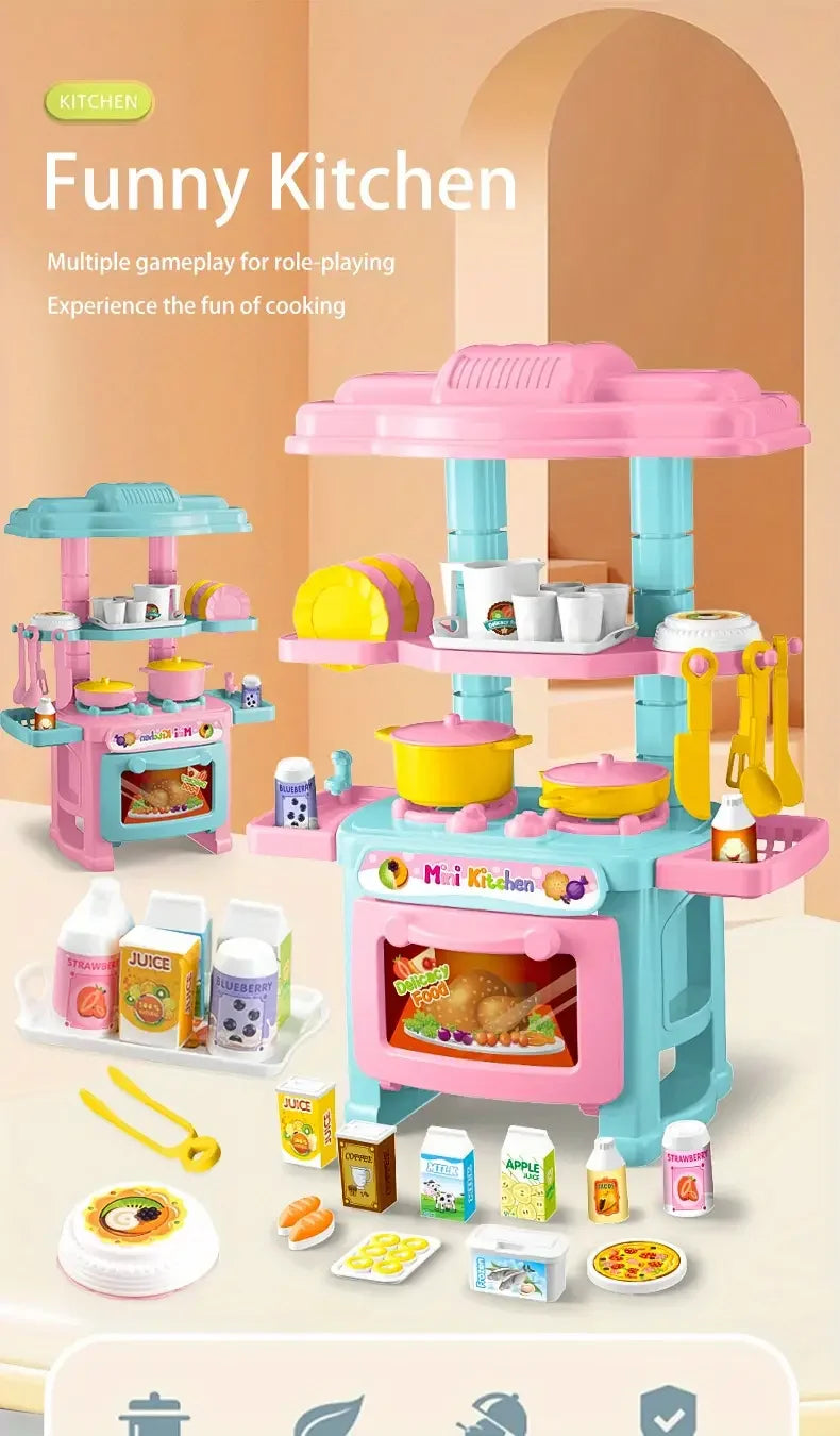 Mini Kitchen Counter Play Set