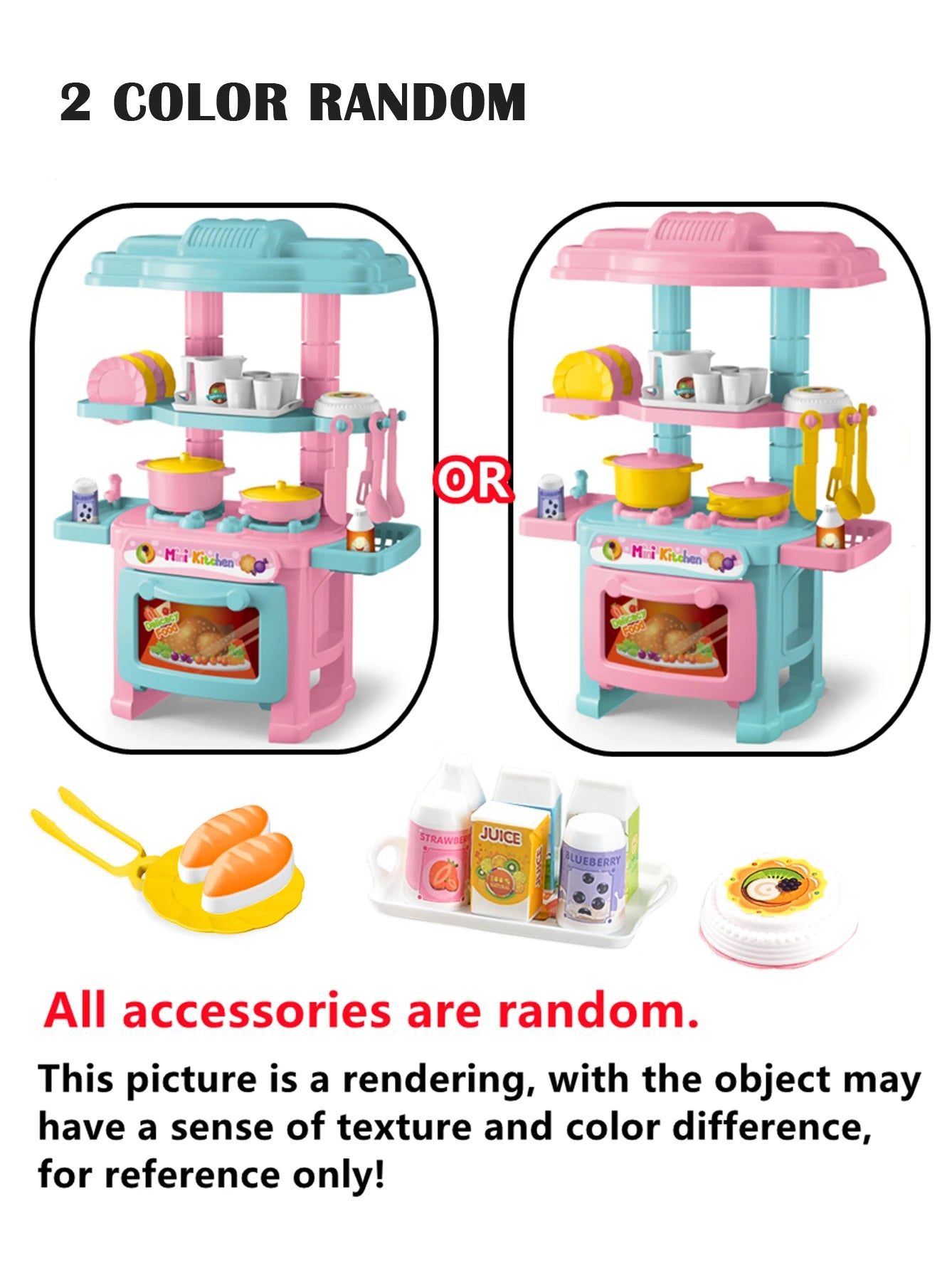 Kitchen Playset Toys, 2 Color