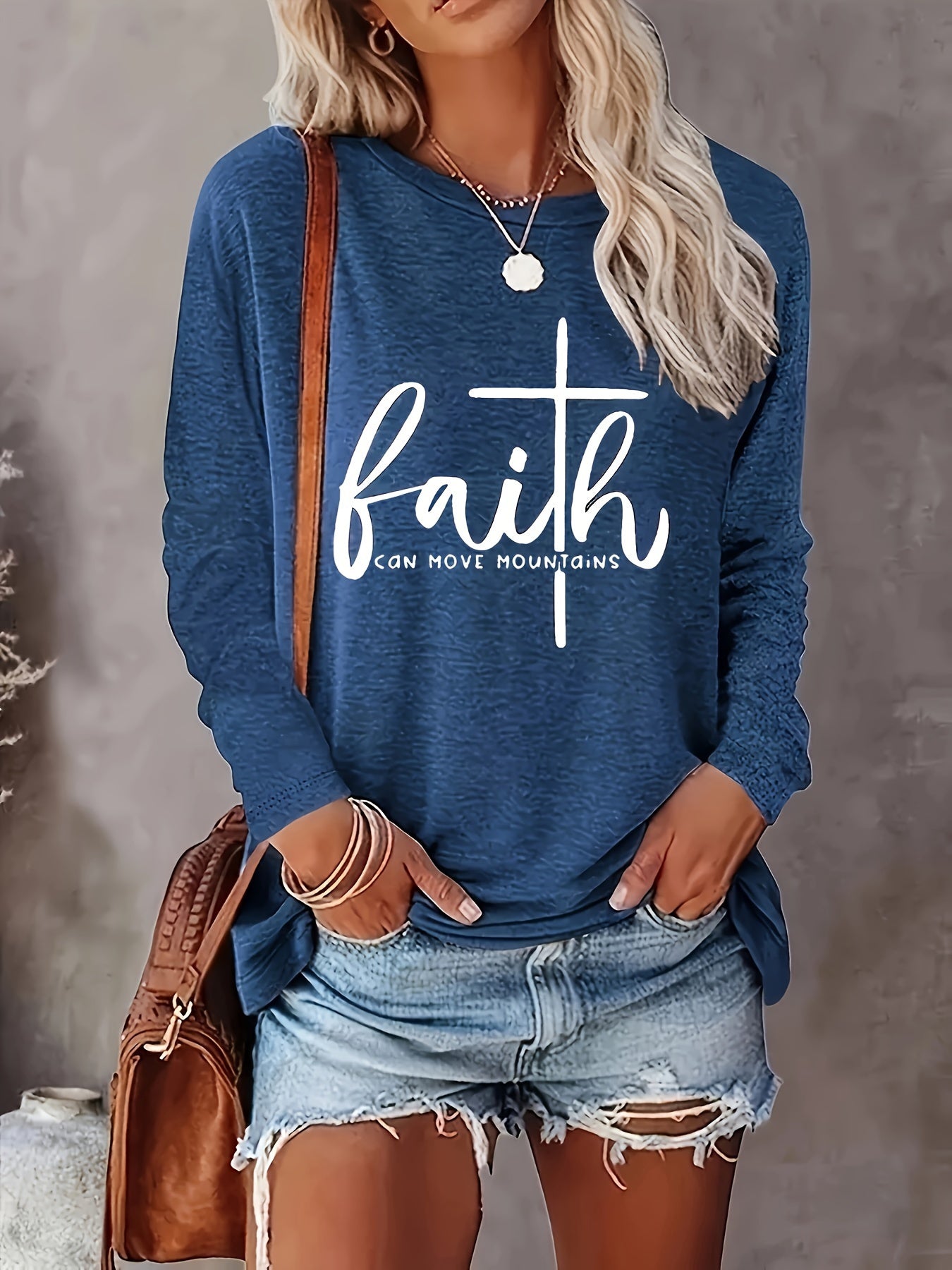 Faith-inspired Print Womens T-Shirt