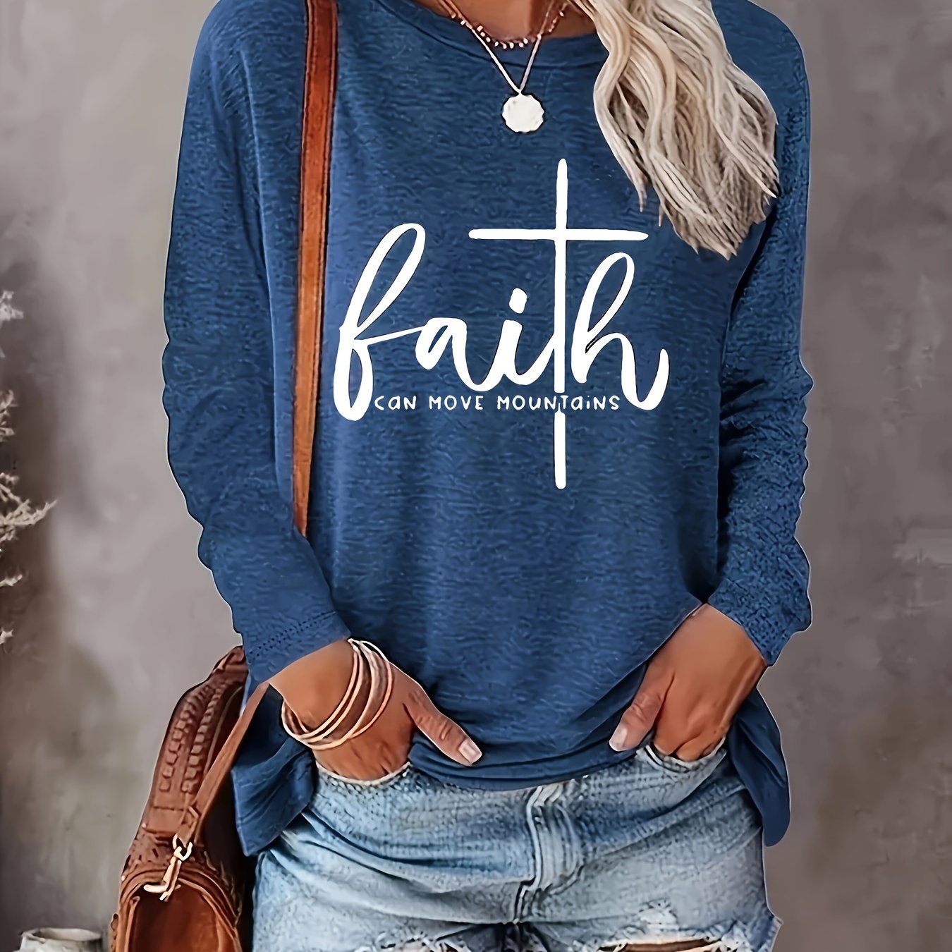 Faith-inspired Print Womens T-Shirt