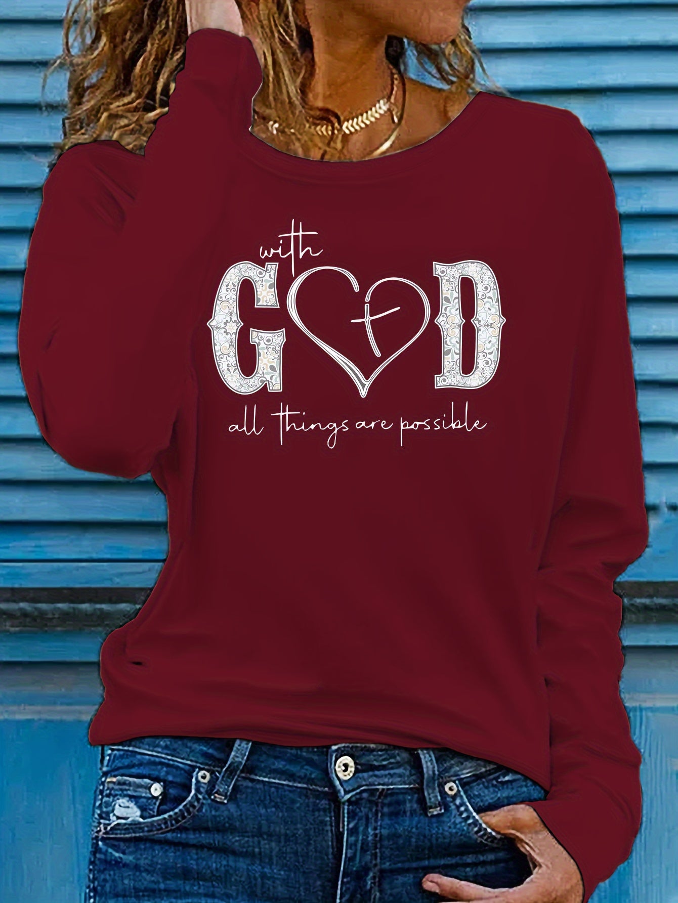 Gods Blessing Womens T-shirt