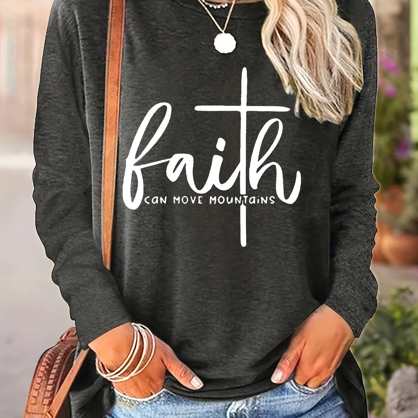 Faith-inspired Print Womens T-Shirt