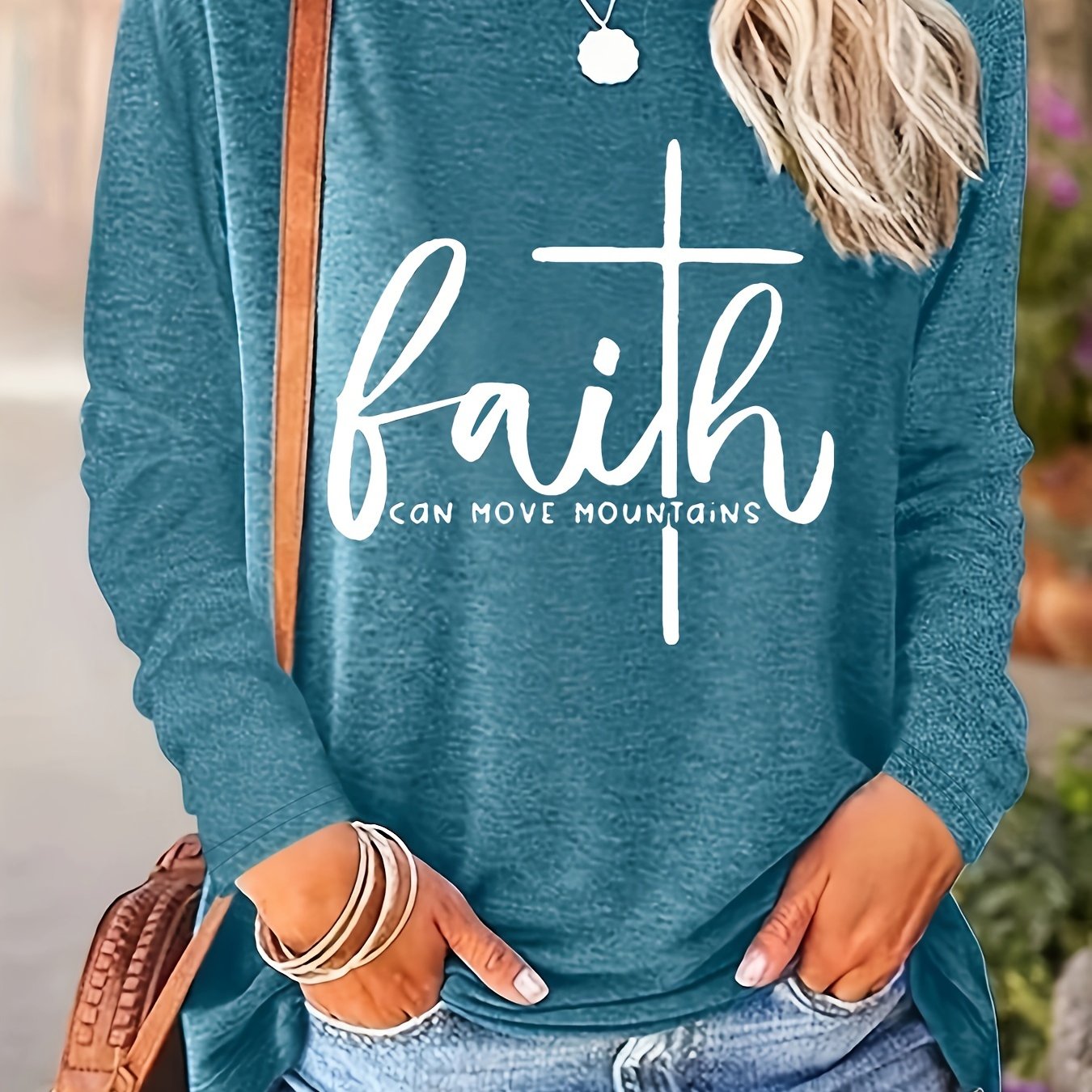 Faith-inspired Print Womens T-Shirt