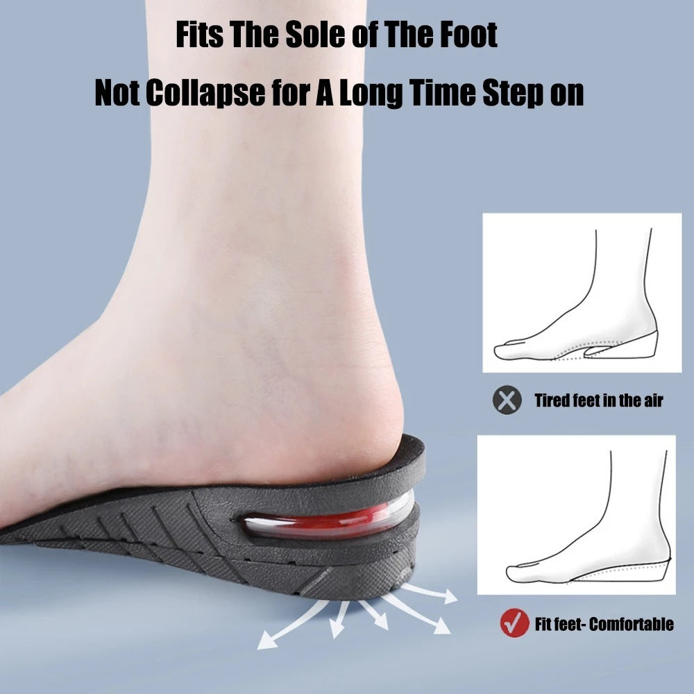 Sports Shock Absorption Invisible PU Inner Heightening Shoe Pad