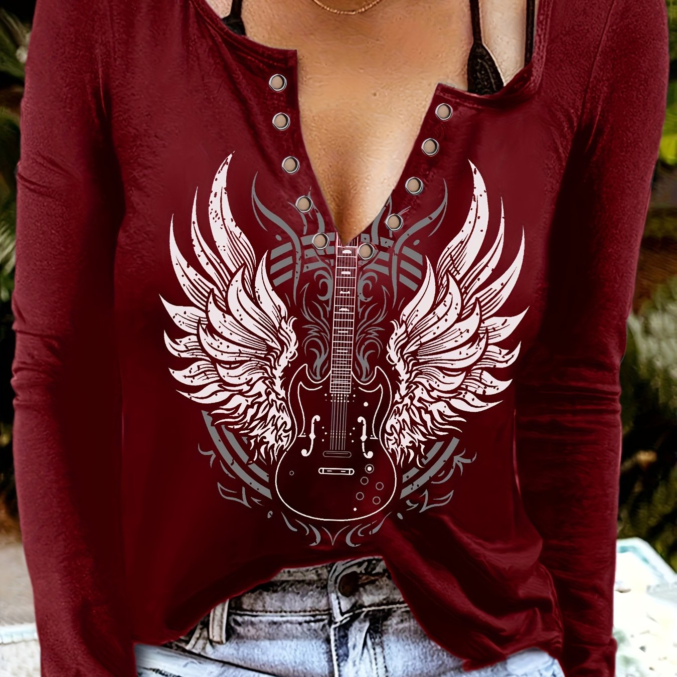 Trendy Graphic Print Womens T-Shirt