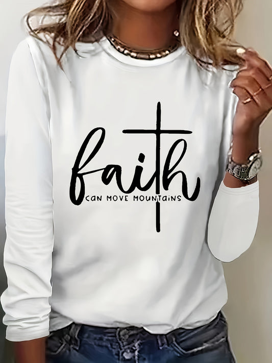 Faith-inspired Print Womens T-Shirt