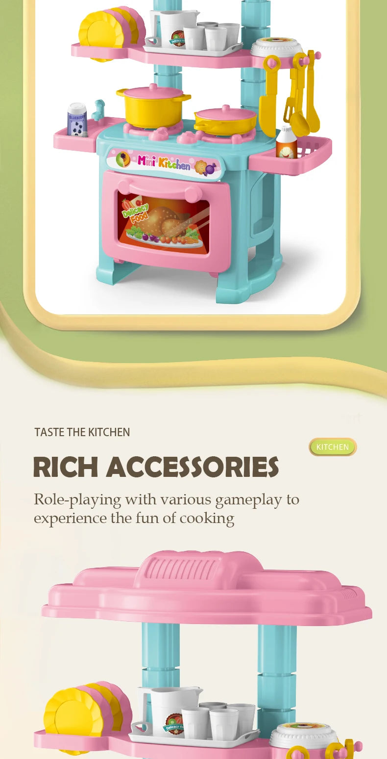 Kitchen Playset Toys, 2 Color